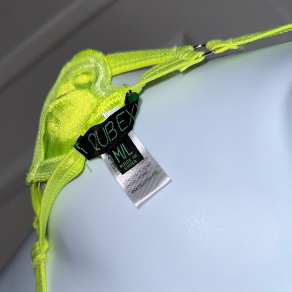 💛 Club Exx Neon Heart Strappy Festival Top (New) - Picture 4 of 7